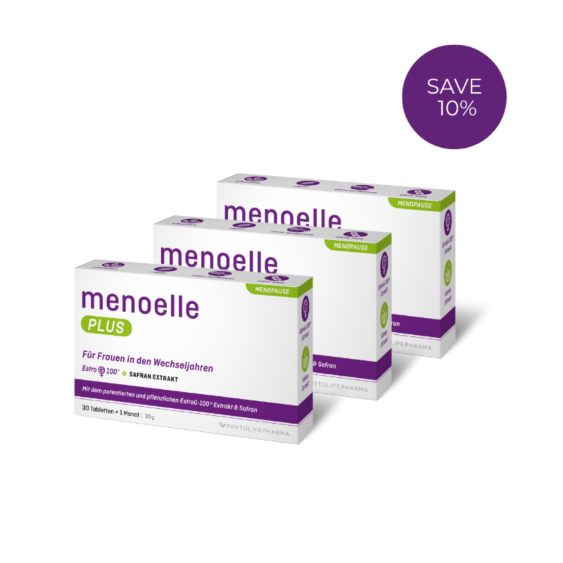 Menoelle Plus - Hormoonivaba leevendus menopausi ajal (3kuu varu)